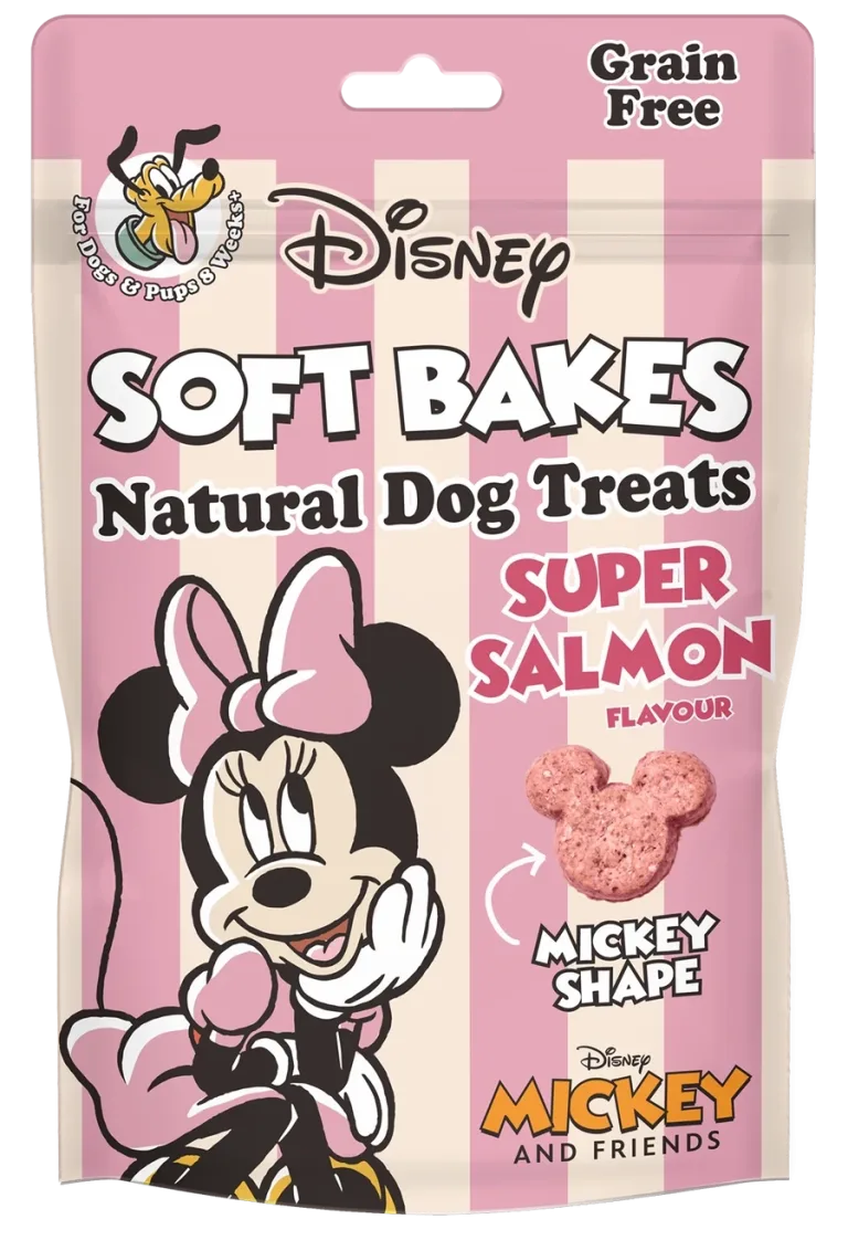 Friandises Mickey au saumon pour chien